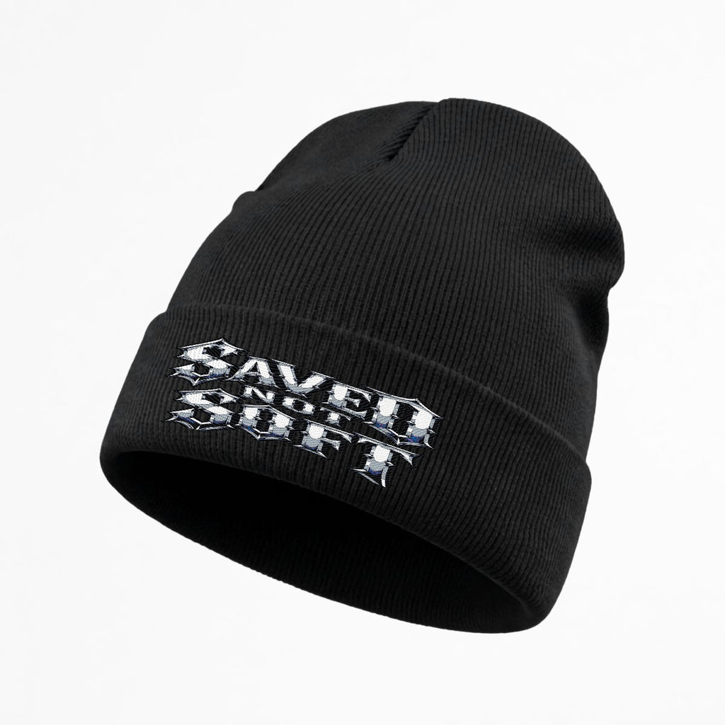 Embroidered Knit Beanie