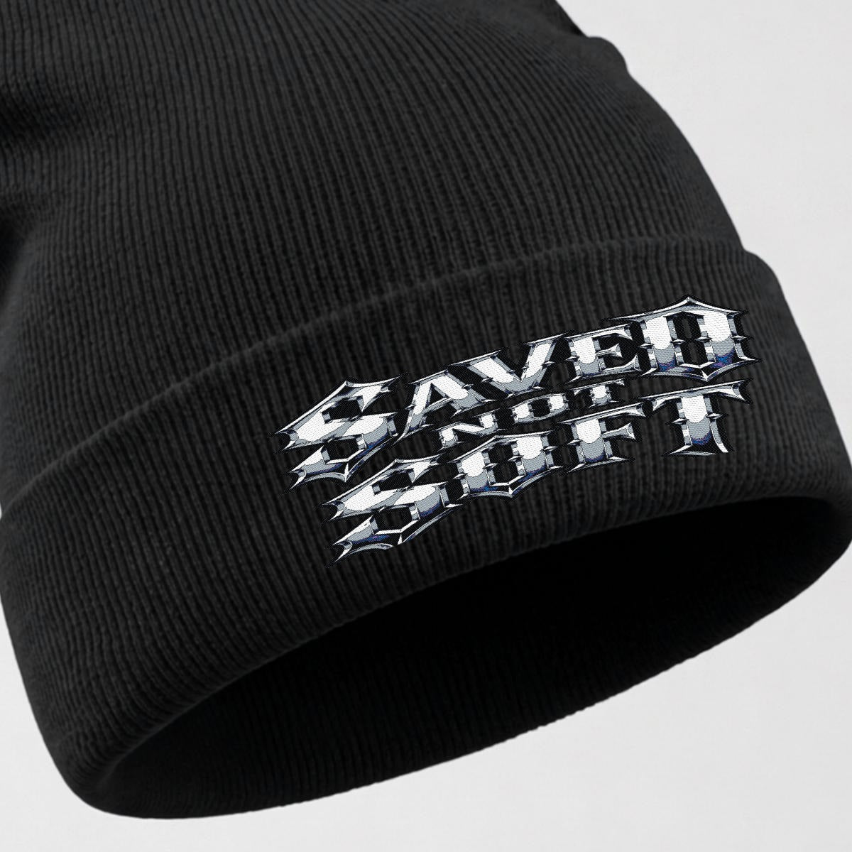 Embroidered Knit Beanie