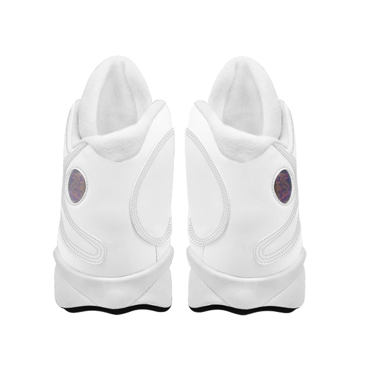 Men's Curved Basketball Shoes With Thick Soles