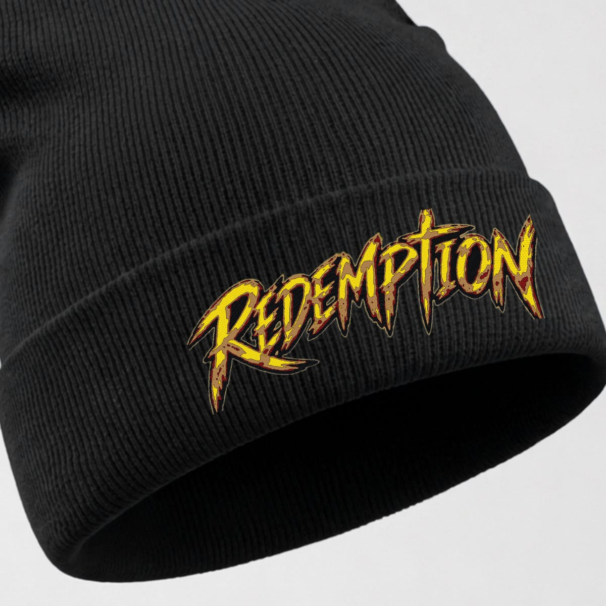 Embroidered Knit Beanie