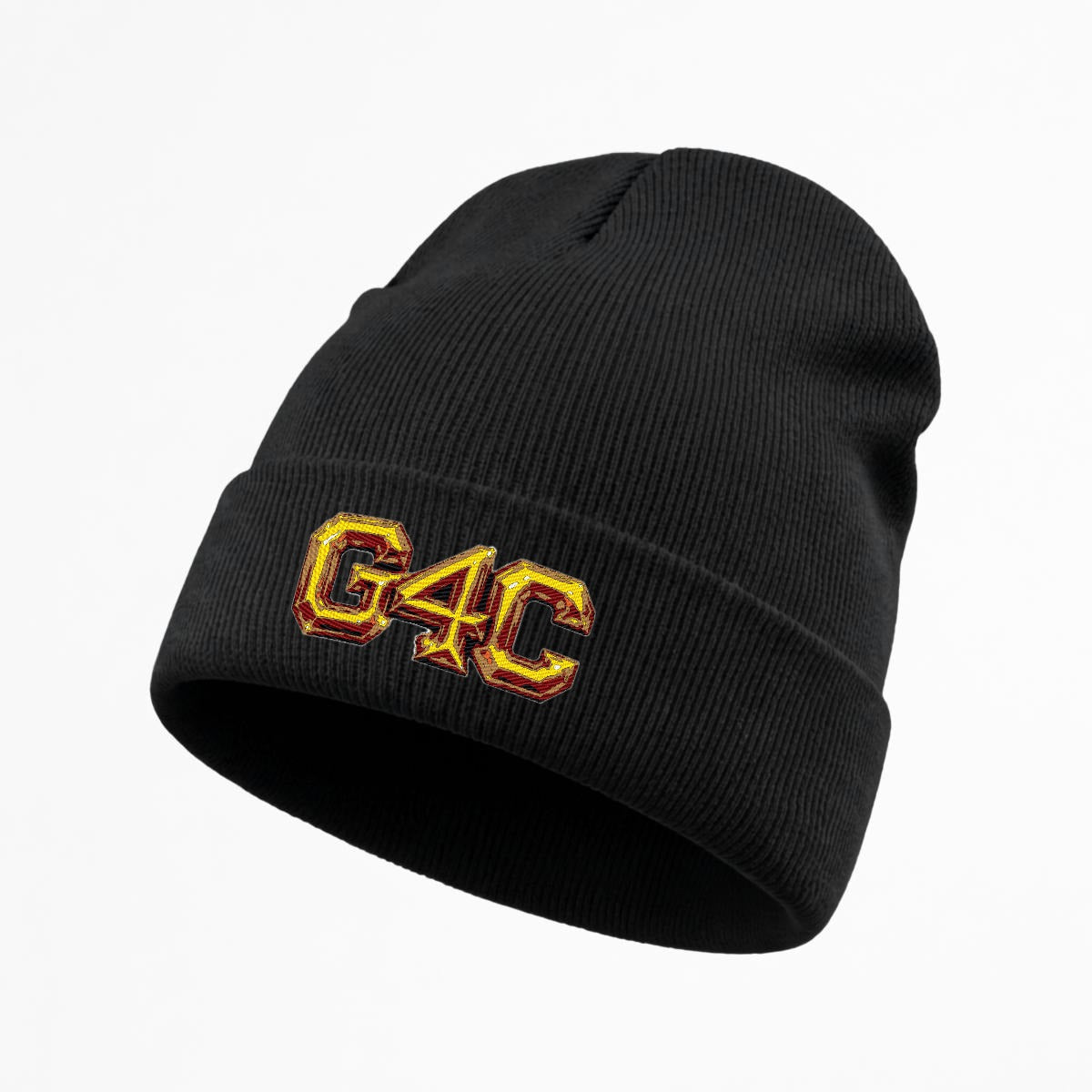 Embroidered Knit Beanie