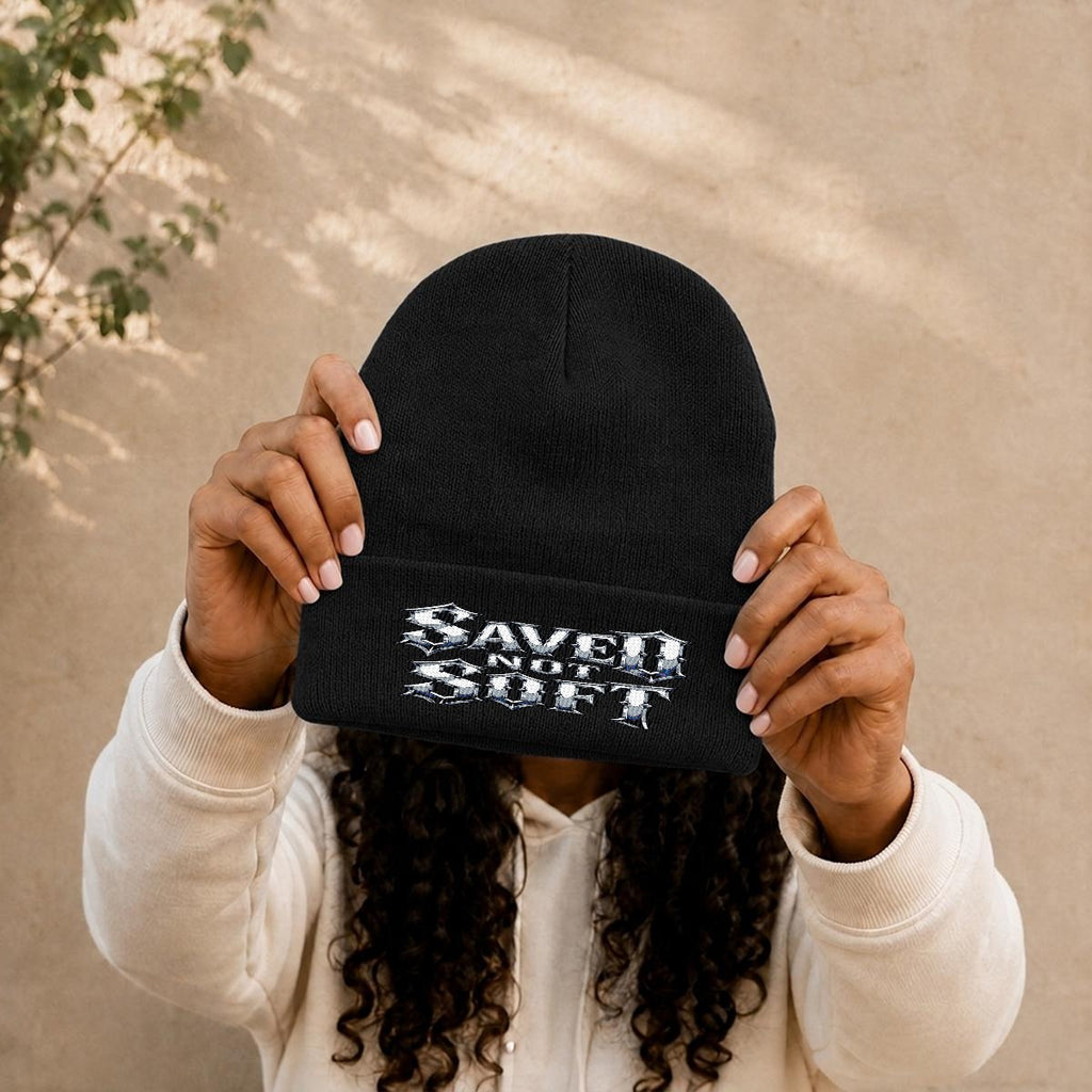 Embroidered Knit Beanie