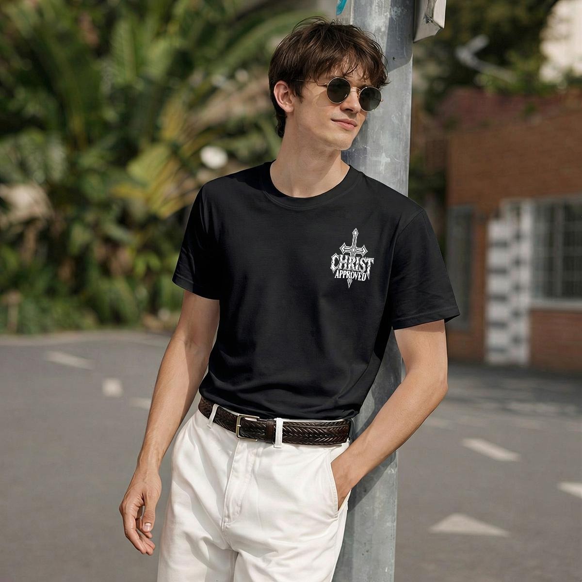Men's T-Shirt Printed in USA |Gildan 5000 Double DTG