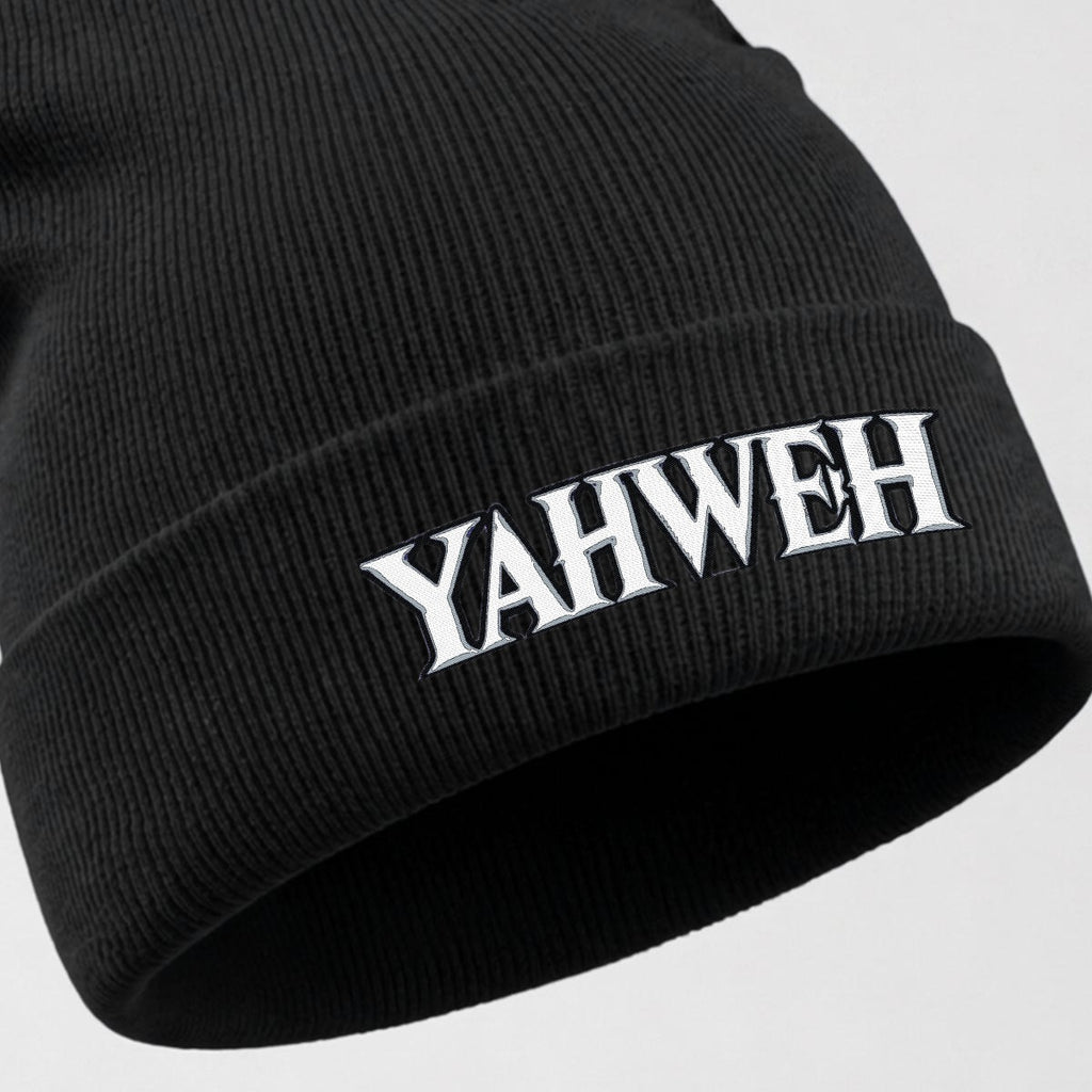 Embroidered Knit Beanie