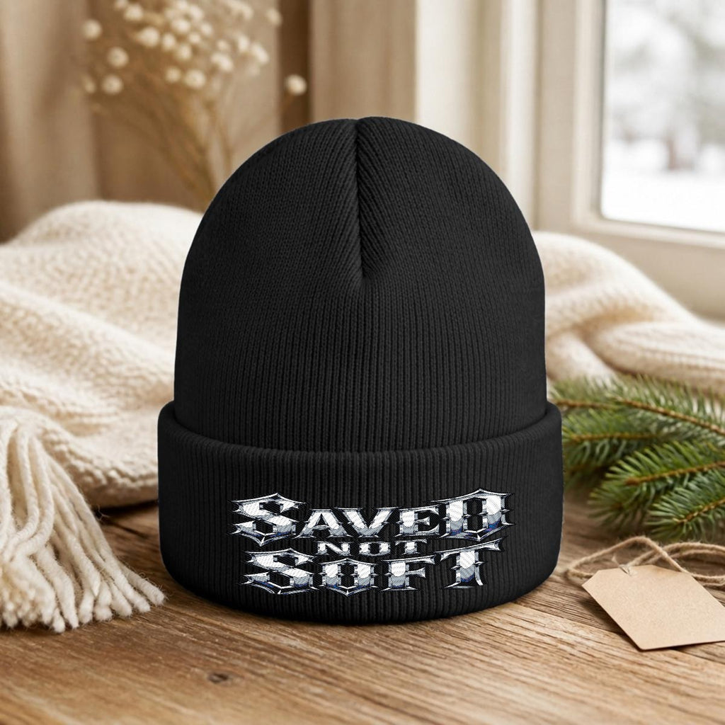 Embroidered Knit Beanie