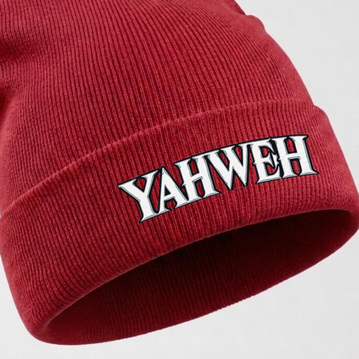 Embroidered Knit Beanie