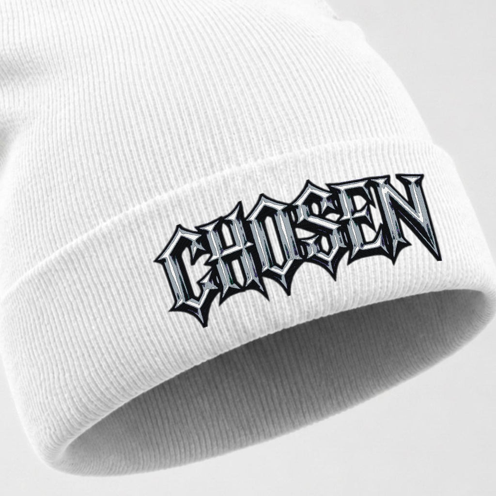 Embroidered Knit Beanie