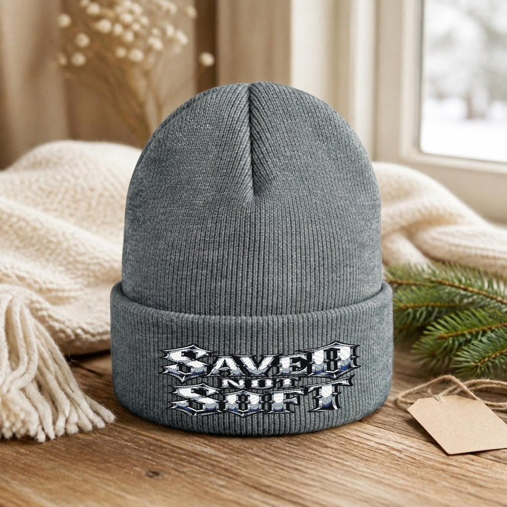 Embroidered Knit Beanie