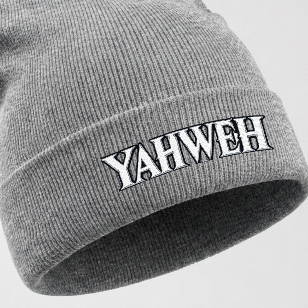 Embroidered Knit Beanie