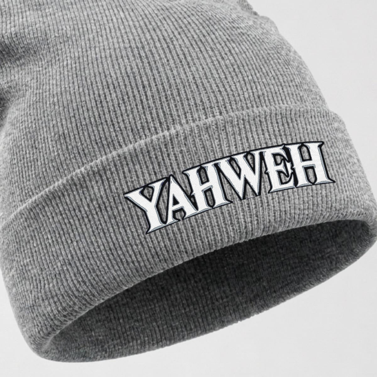 Embroidered Knit Beanie